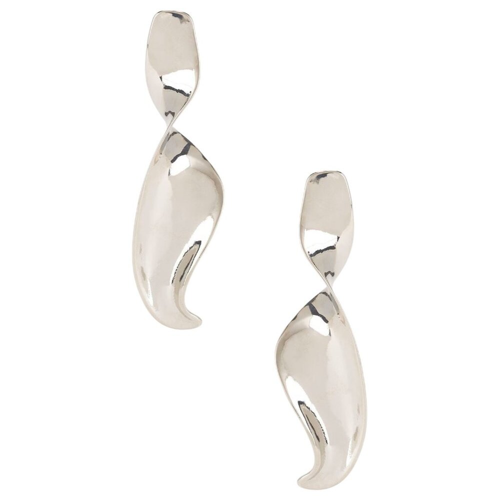 8 Other Reasons Twist Earrings in Silver Womens Jewelry
